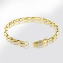 New SAURO 18K Gold Bracelet Men Designer Jewelry