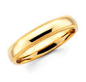 14K Yellow Gold MILGRAIN Wedding Band Ring 4mm Sz 