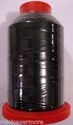 Seralene Polyester Thread 2187yd = 2000m --  Black