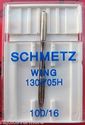 Schmetz Hemstitch/Wing  Needle Size 100/16 Sewing 