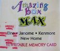 Amazing Box Rewritable Card Elna,Janome,NewHome,Ke