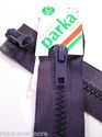 1 Black Dual-Separating Parka Zipper - 36" /91 cm 