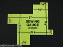 Sewing Machine Gauge Guide 8 Sizes 