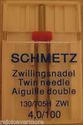 Schmetz UniversalTwin/Double  Needle 4,0 /100  for