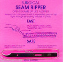 Surgical Seam Ripper Opens Seams up Like a Zipper 