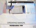 Viking Husqvarna #1100 Operating Sewing Manual Gui