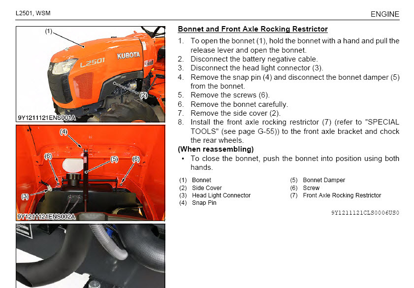 Kubota svl90 2 owners manual