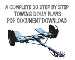 Trailer Plans Custom Cd Tow Dolly Car Hauler Flatbed Various Designs Nice Ebay