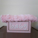 Baby Blanket, Rose Pink, Very Soft, Handmade