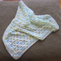 Soft Baby Blanket Handmade Pastel Colors