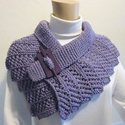 Hand Knit, Soft and Stylish Lavender Neck Warmer C