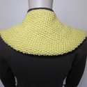 Handknitted Soft Stylish Cowl in yellow color