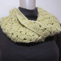LIGHT MUSTARD COLOR TWISTED COWL