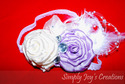 Double Satin Roses Headband