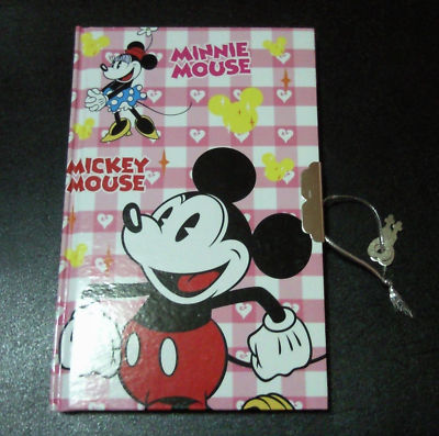 pinaymomonline : Mickey and Minnie Mouse (Diary) Notebook with Lock