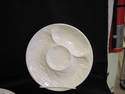 4 Ceramic Divided Plates made in Italy