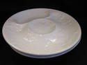 4 Ceramic Divided Plates made in Italy