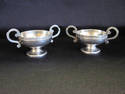 Pair of Mini Silver loving cup