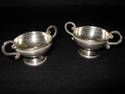 Pair of Mini Silver loving cup