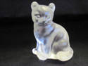 Satin Glass Cat made by Fenton