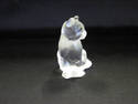 Satin Glass Cat made by Fenton