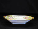 Antique Porcelain Dish with Florals from Austria