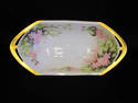 Antique Porcelain Dish with Florals from Austria