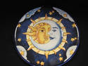 Set of Three Hanging Plates - Sun and Moon