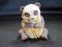 Pretty Painted Panda Bear Trinket Box