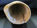 Primative Look Wooden Vessel with Pour Spout