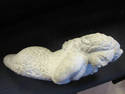 Carved Stone Mermaid - Signed Piece from Haiti