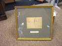 Framed Alfred Elmore Original Pencil Drawing - Tra