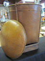  Tall Woven Basket /w Lid from Palawan Island