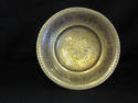 Etched Brass Pedestal Dish