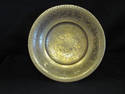 Etched Brass Pedestal Dish