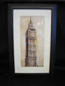 Black Framed Print - Big Ben - London