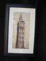 Black Framed Print - Big Ben - London