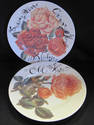 Set of Three Old Glory Rose Plates