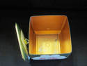 Tin Box with Lid - Floral Design from W. Germany