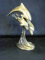 Brass Dolphins Sculpture