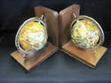 Wooden Globe Bookends