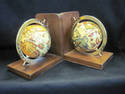 Wooden Globe Bookends