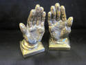 Gold Hands Bookends