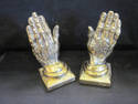 Gold Hands Bookends