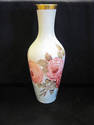  Floral Ceramic Vase from Bavaria Germany