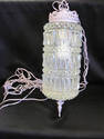 Vintage Hanging Clear Glass Light