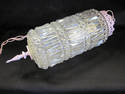 Vintage Hanging Clear Glass Light