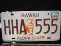 Set of Two Hawaii License Plates - Vintage and Rec