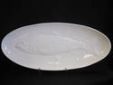 White Ceramic Fish Serving Platter