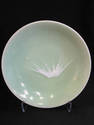 Beautiful Japanese Light Green Handpainted Plate/B